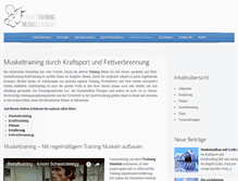 Tablet Screenshot of muskeltraining-krafttraining.de